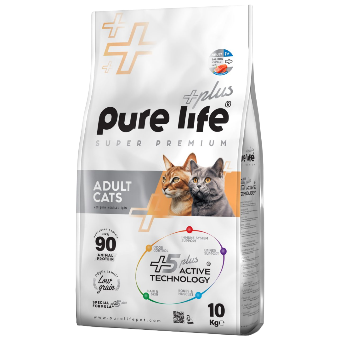 Pure Life Plus Adult Cat Salmon 10kg