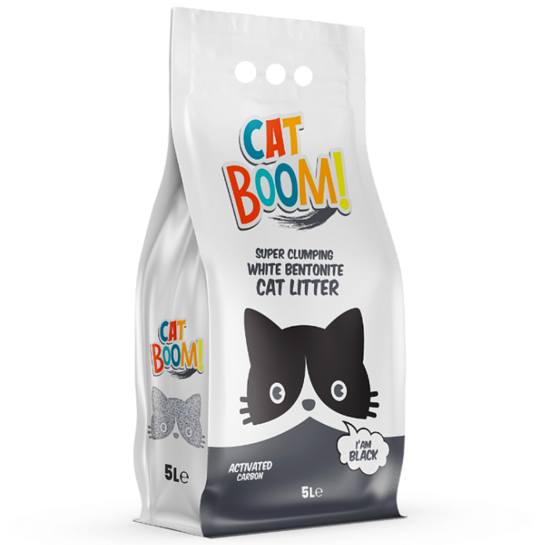 Cat Boom Bentonite Cat Litter Activated Carbon 5L