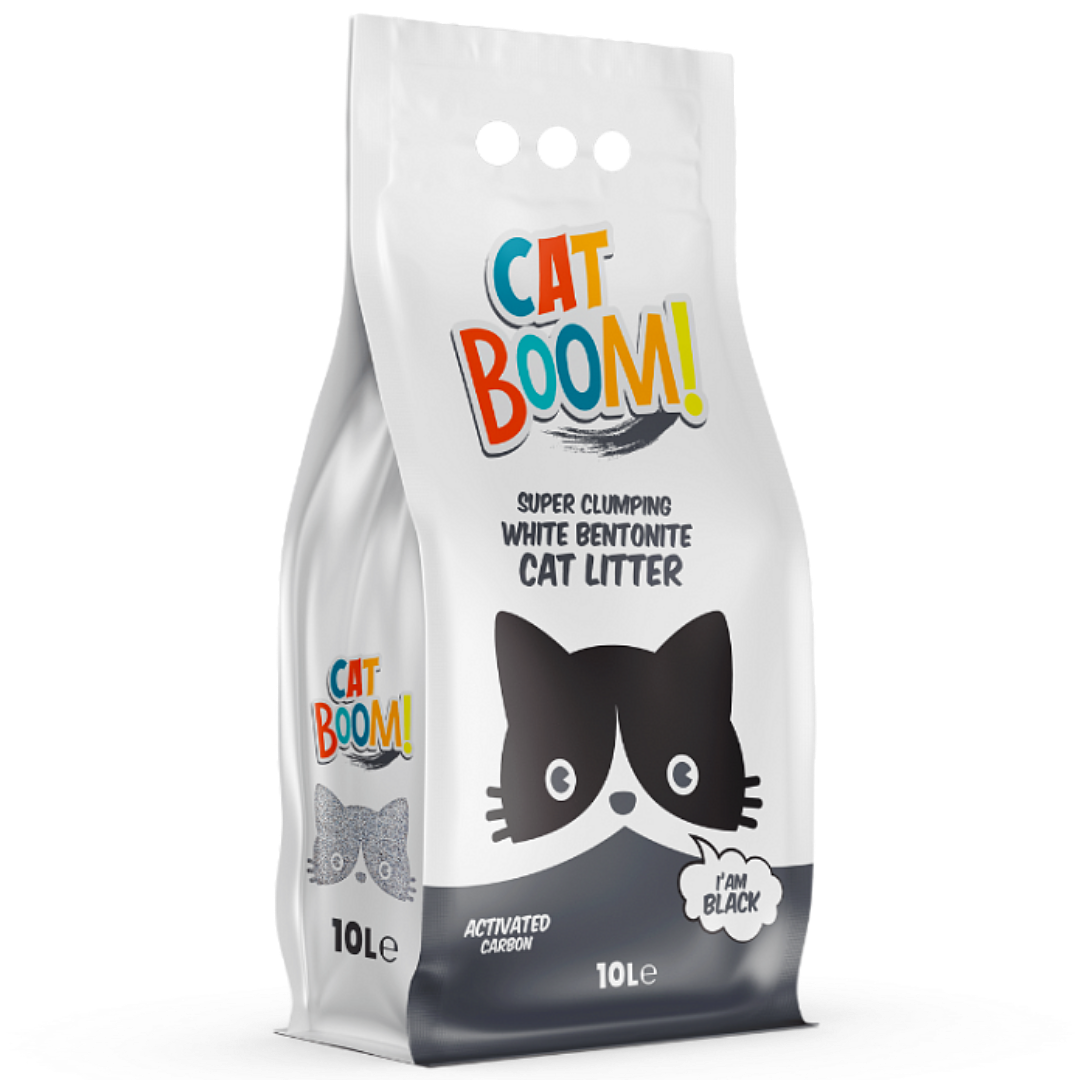Cat Boom Bentonite Cat Litter Activated Carbon 10L