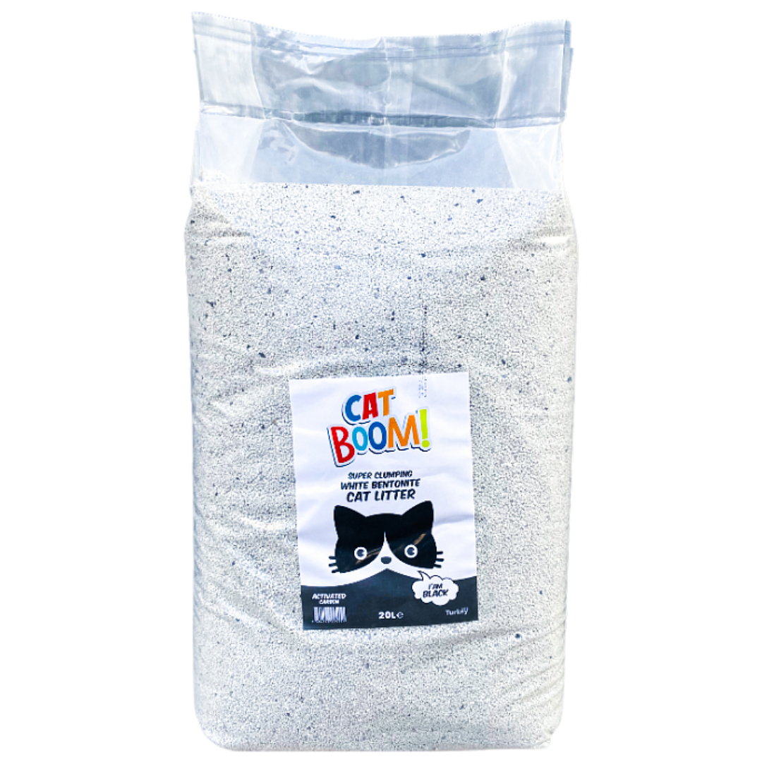 Cat Boom Bentonite Cat Litter Activated Carbon 20L