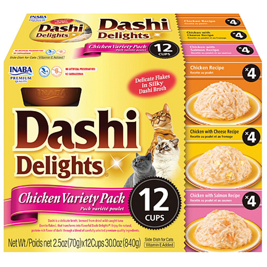 Dashi Delights 12 Cups Chicken Variety Pack