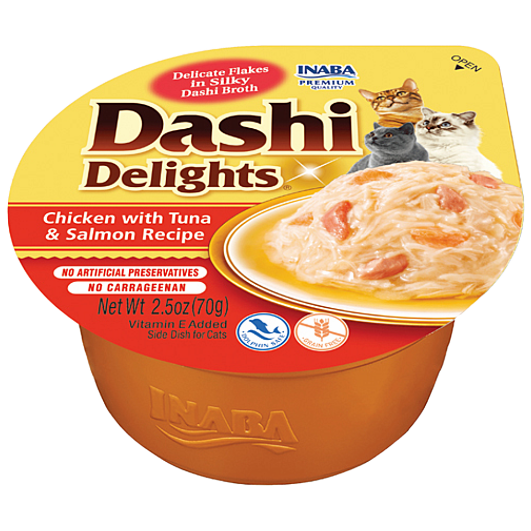 Dashi Delights Chicken with Tuna & Salmon Recipe 70g
