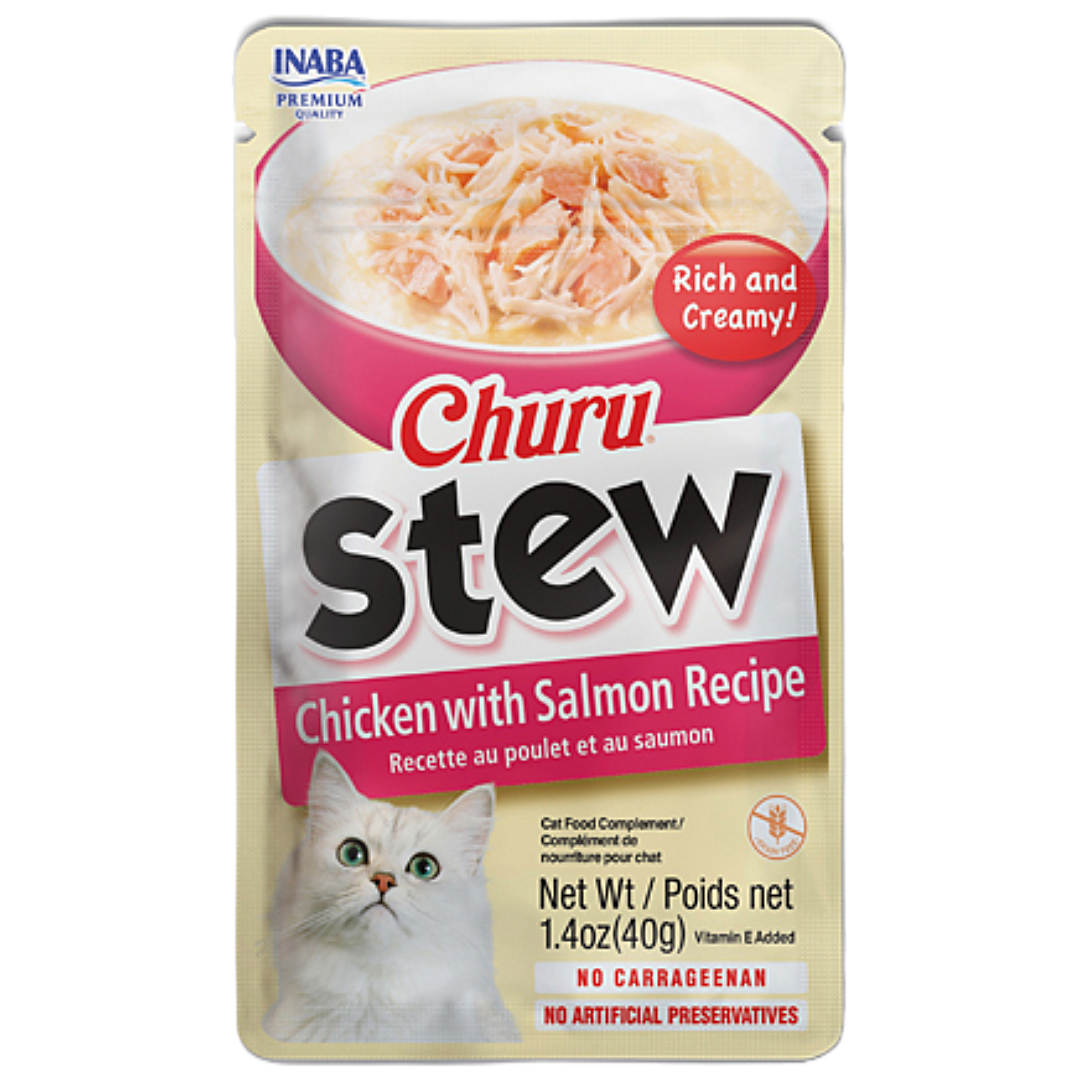 Churu Stew Chicken With Salmon Recipe 40g
