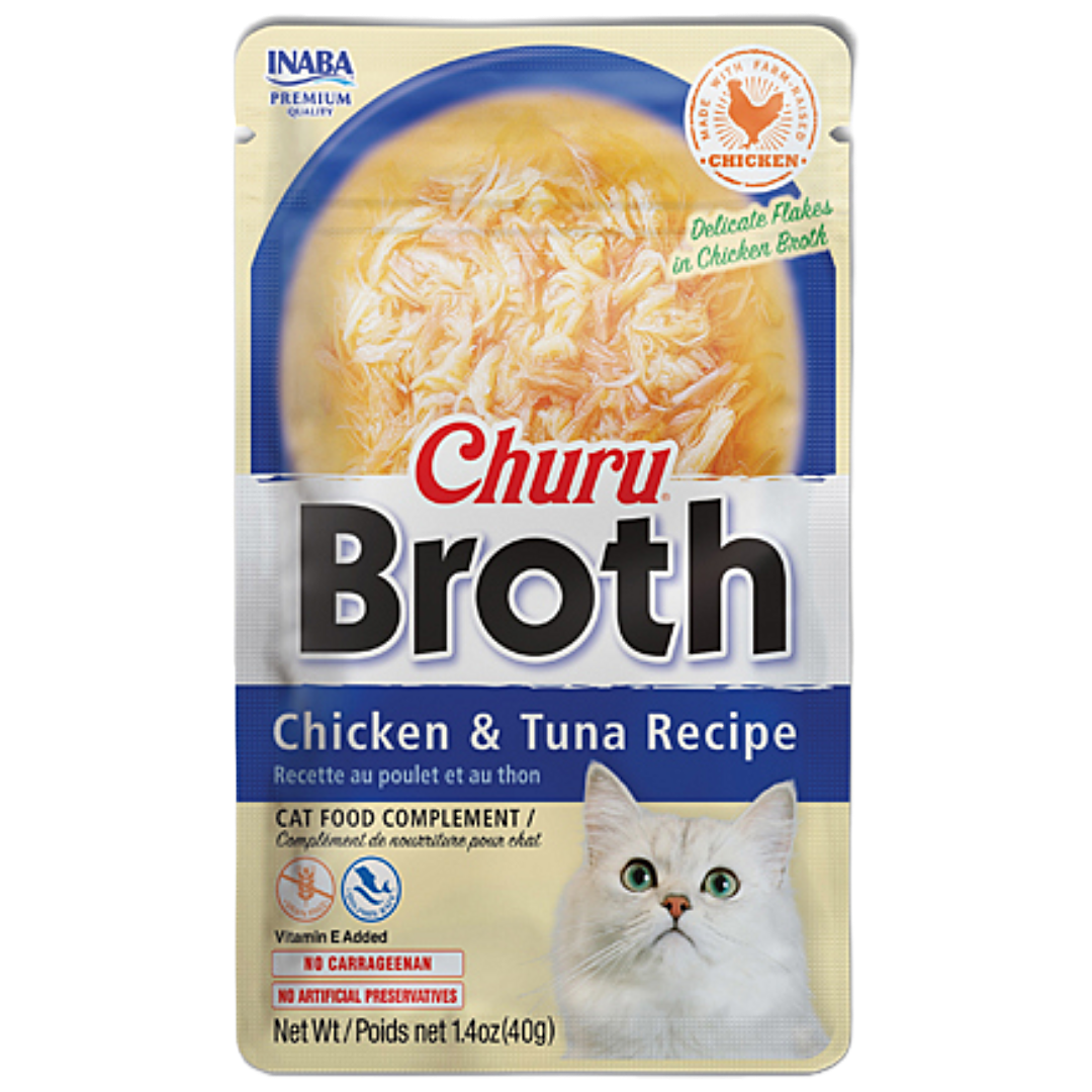 Churu Broth Chicken & Tuna Recipe 40g
