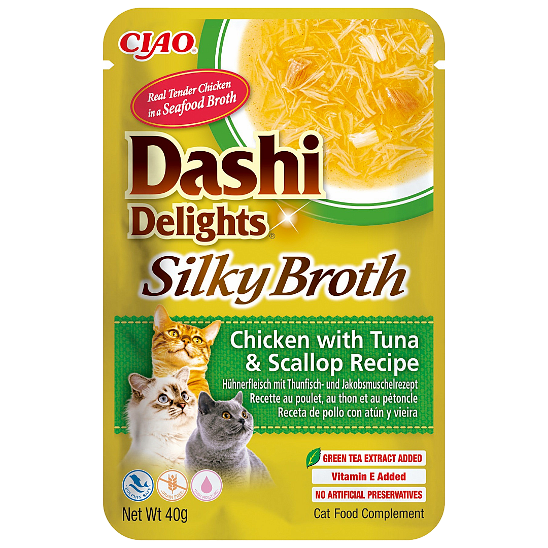Dashi Delights Silky Broth Chicken with Tuna & Scallop Recipe 40g