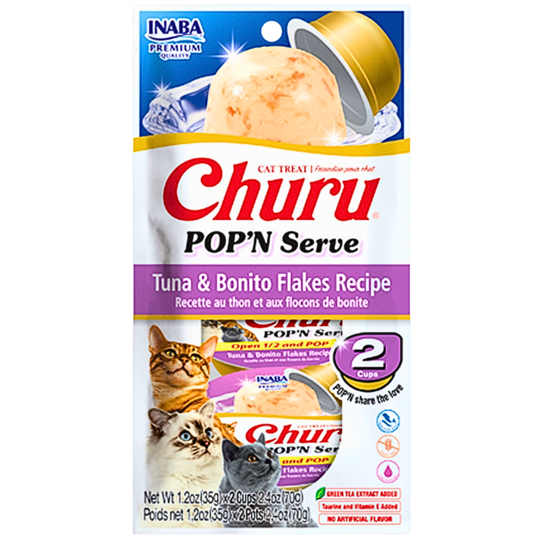 Churu Pop’N Serve Tuna & Bonito Recipe 2 cups