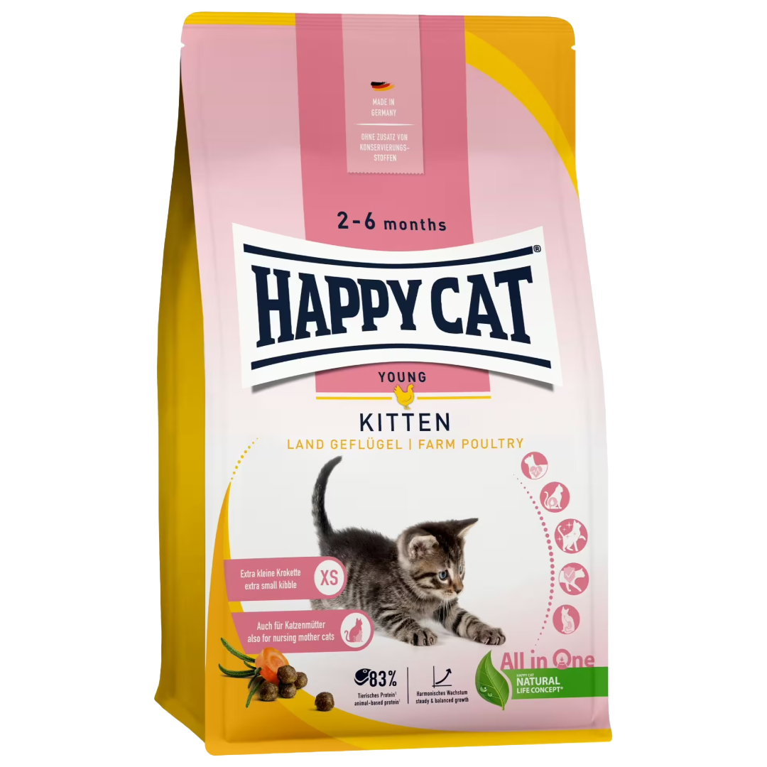 Happy Cat Kitten Poultry