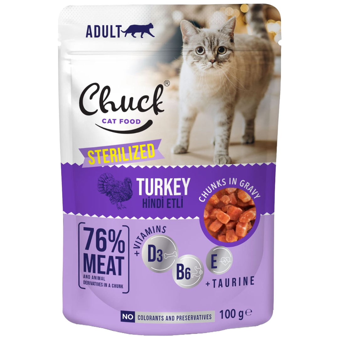 Chuck Turkey Sterilized Pouches