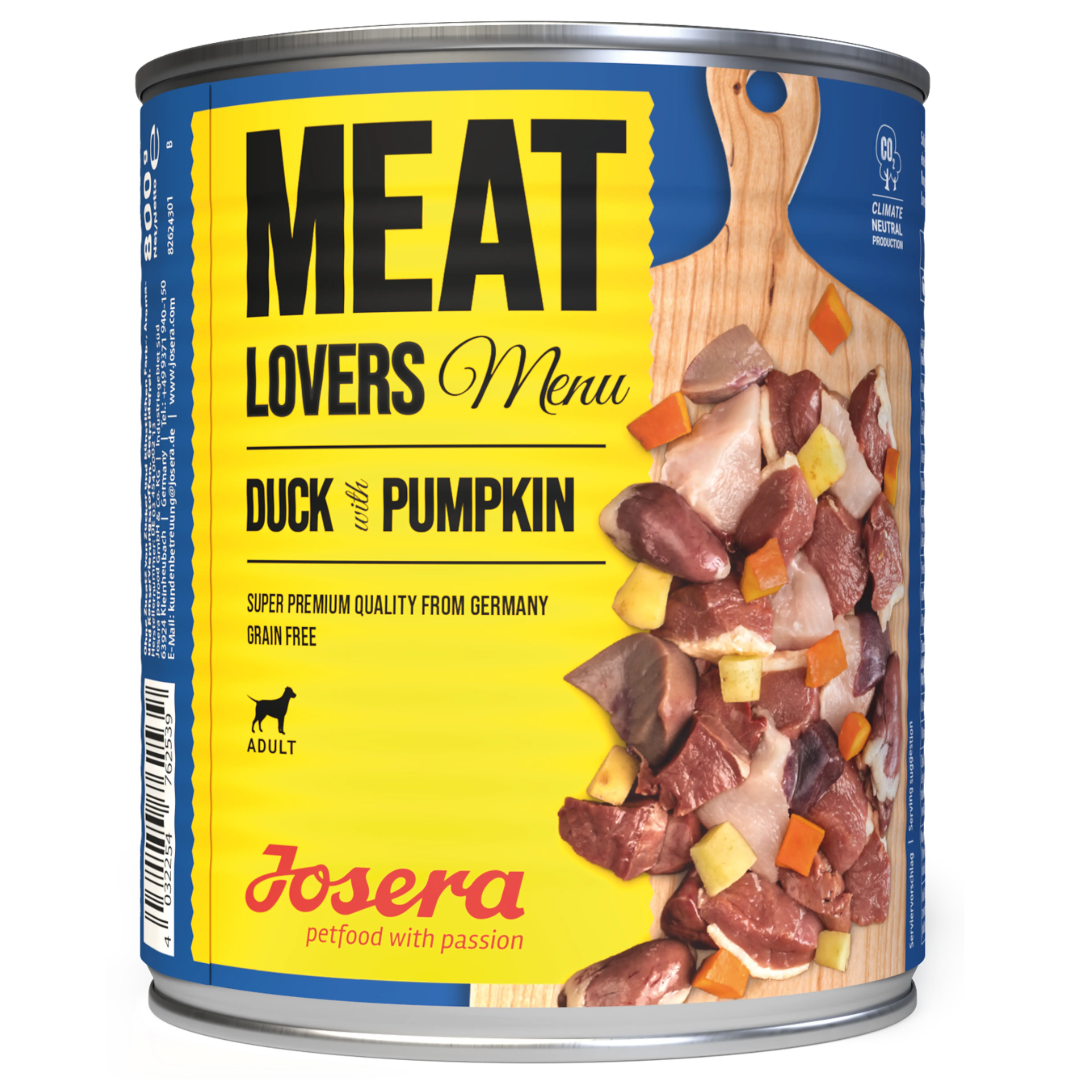Josera Meat Lovers Menu Duck With Pumpkin