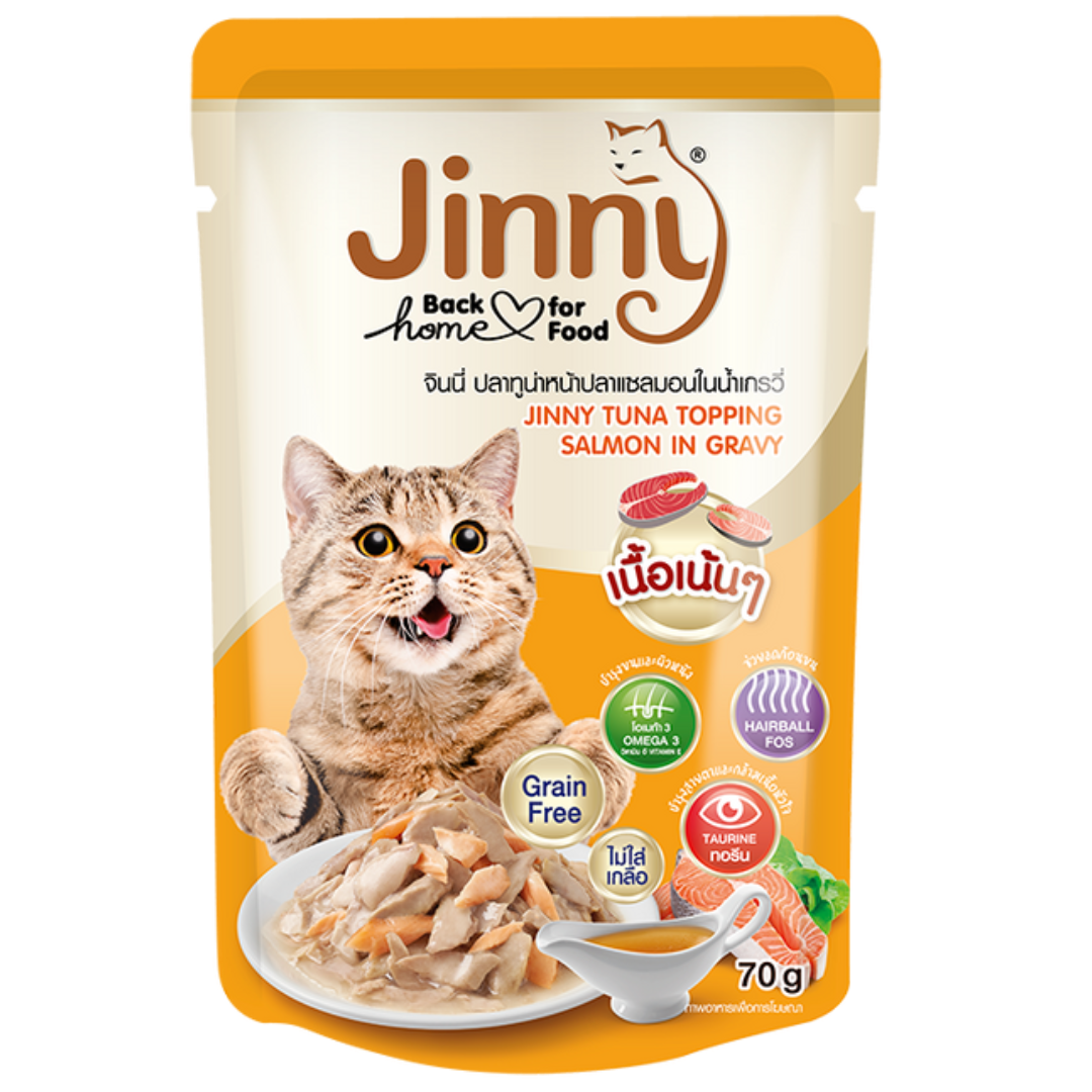 Jinny Tuna In Gravy Topping Salmon