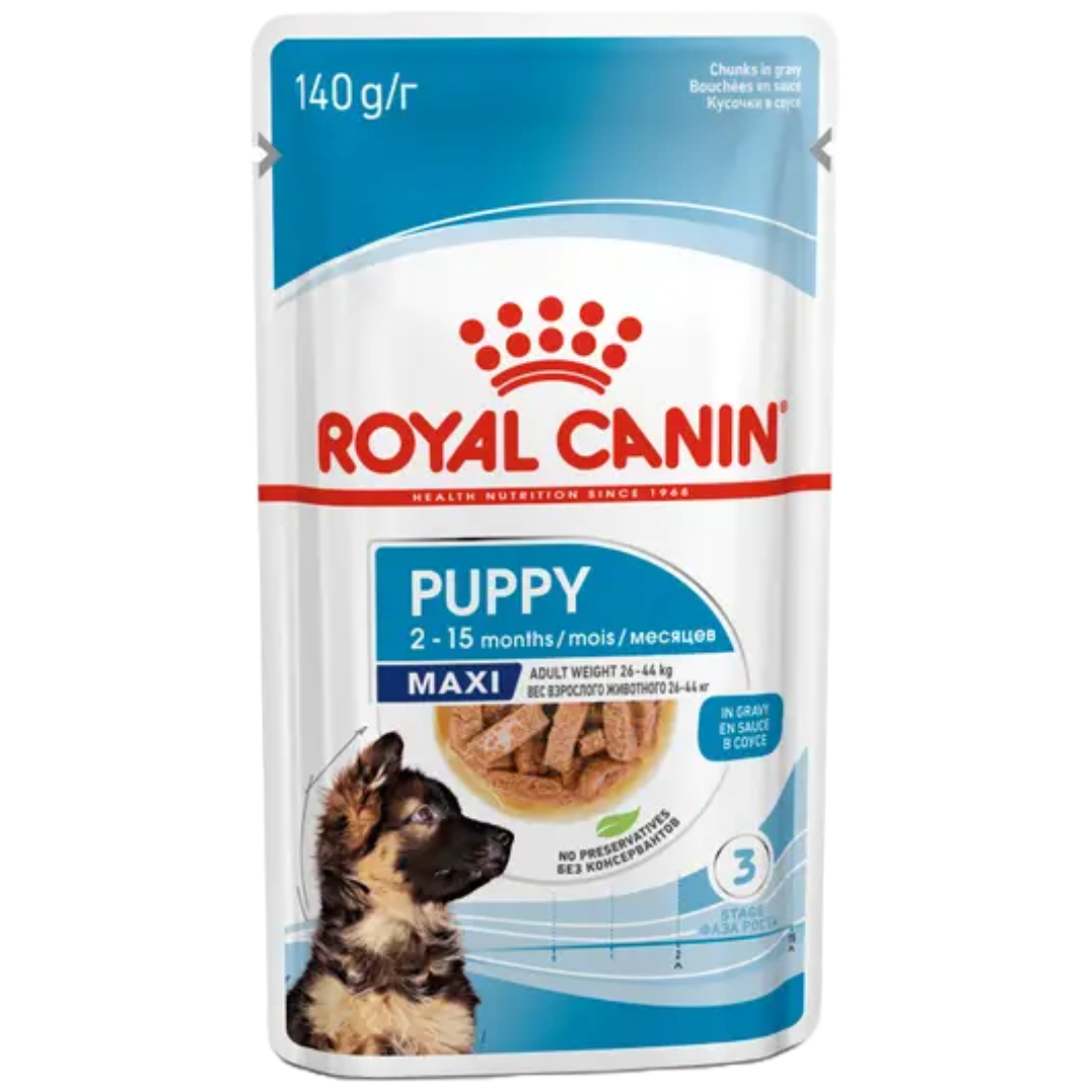 Royal Canin Maxi Puppy Chunks In Gravy