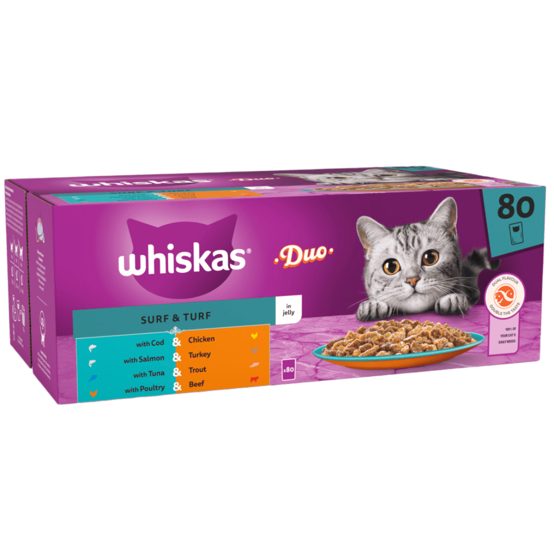 Whiskas Duo Surf & Turf in Jelly Pouch 1+