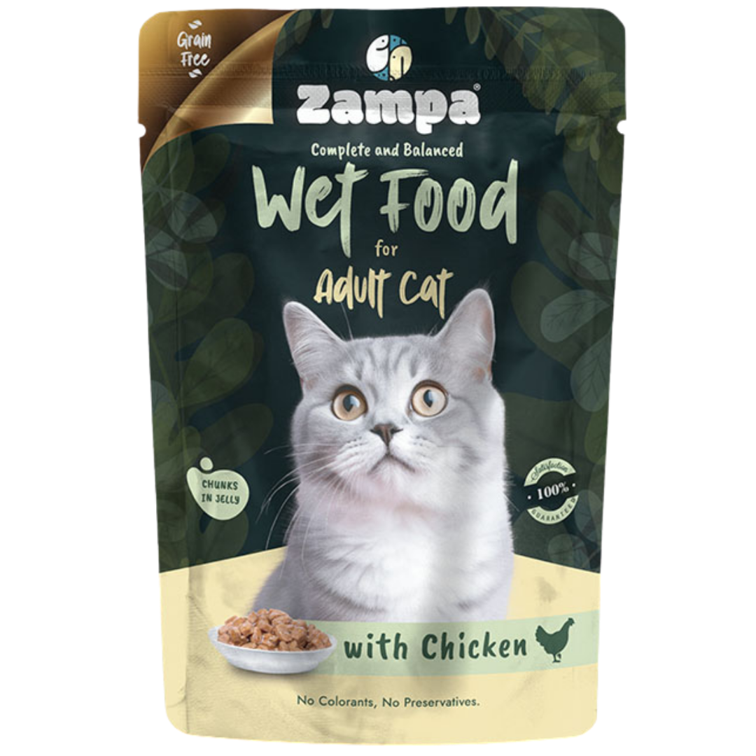 Zampa Chicken Chunks In Jelly 85g