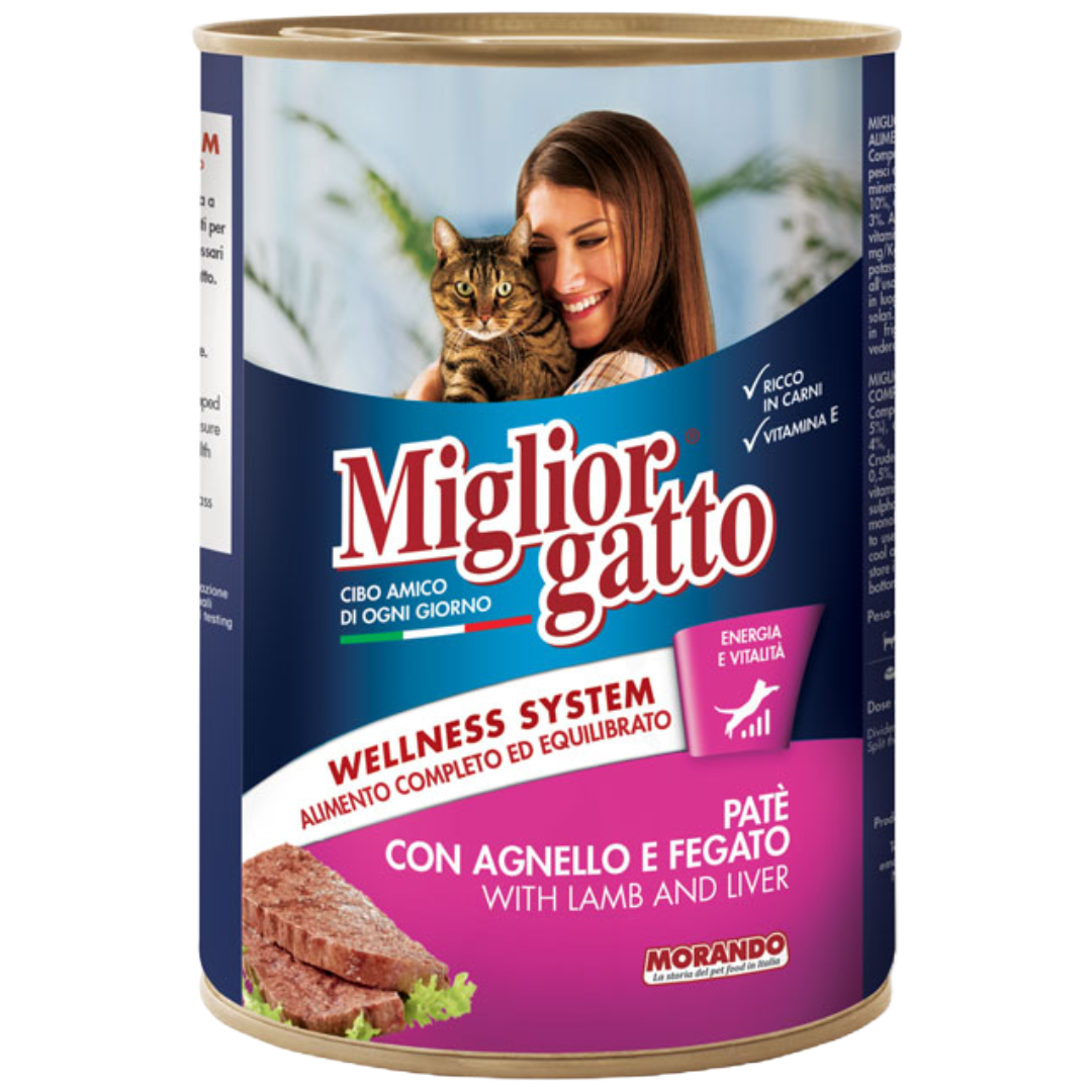 Migliorgatto Paté With Lamb & Liver 400g