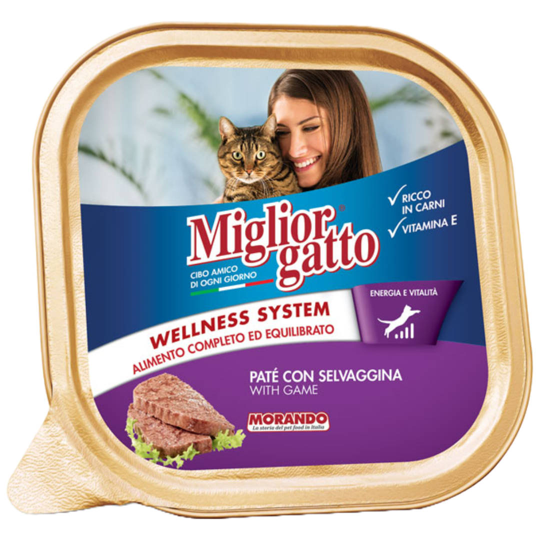 Migliorgatto Paté With Game 100g