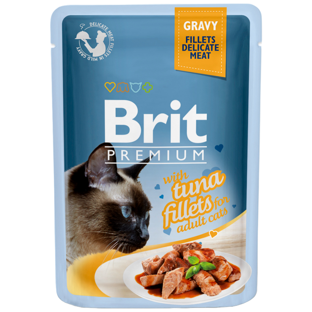 Brit Premium Pouch with Tuna Fillets in Gravy