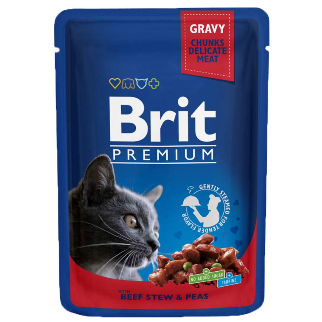 Brit Premium Pouches with Beef Stew & Peas