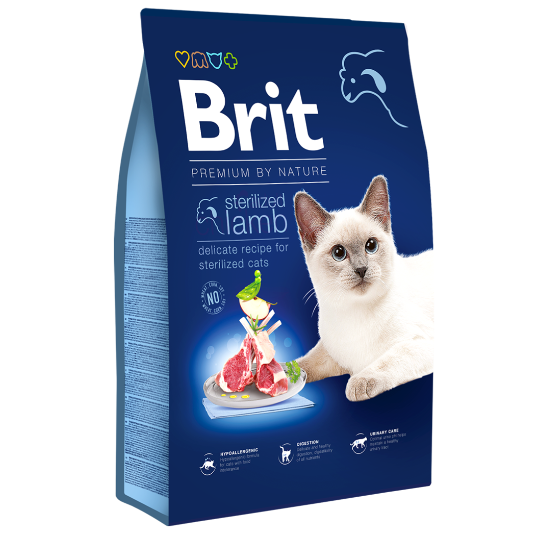 Brit Premium by Nature Cat Sterilized Lamb