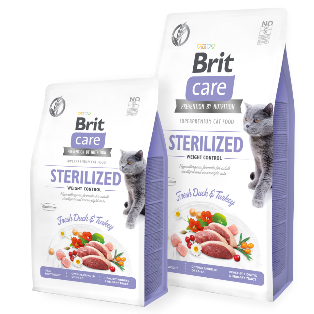 Brit Care Cat Grain-Free Sterilized & Weight Control 2kg