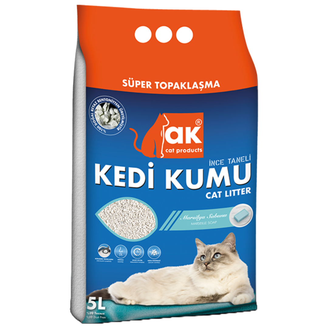 Ak Marseille Soap Scented Fine-Grained Cat Litter