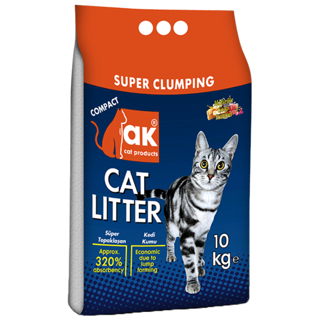 Ak Marseille Soap Scented Fine Grain Cat Litter