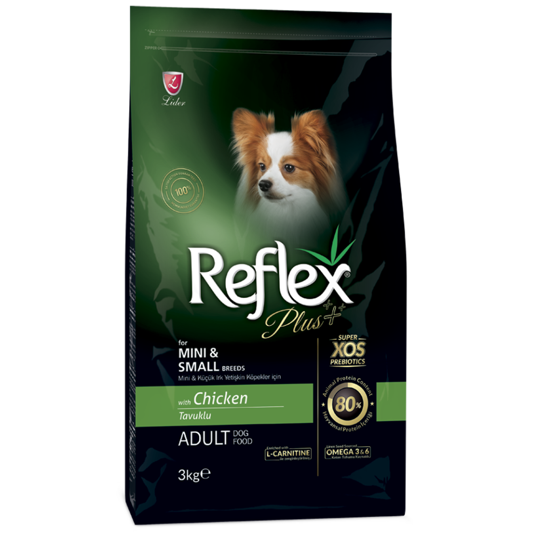 Reflex Plus Mini & Small Breed With Chicken 3kg