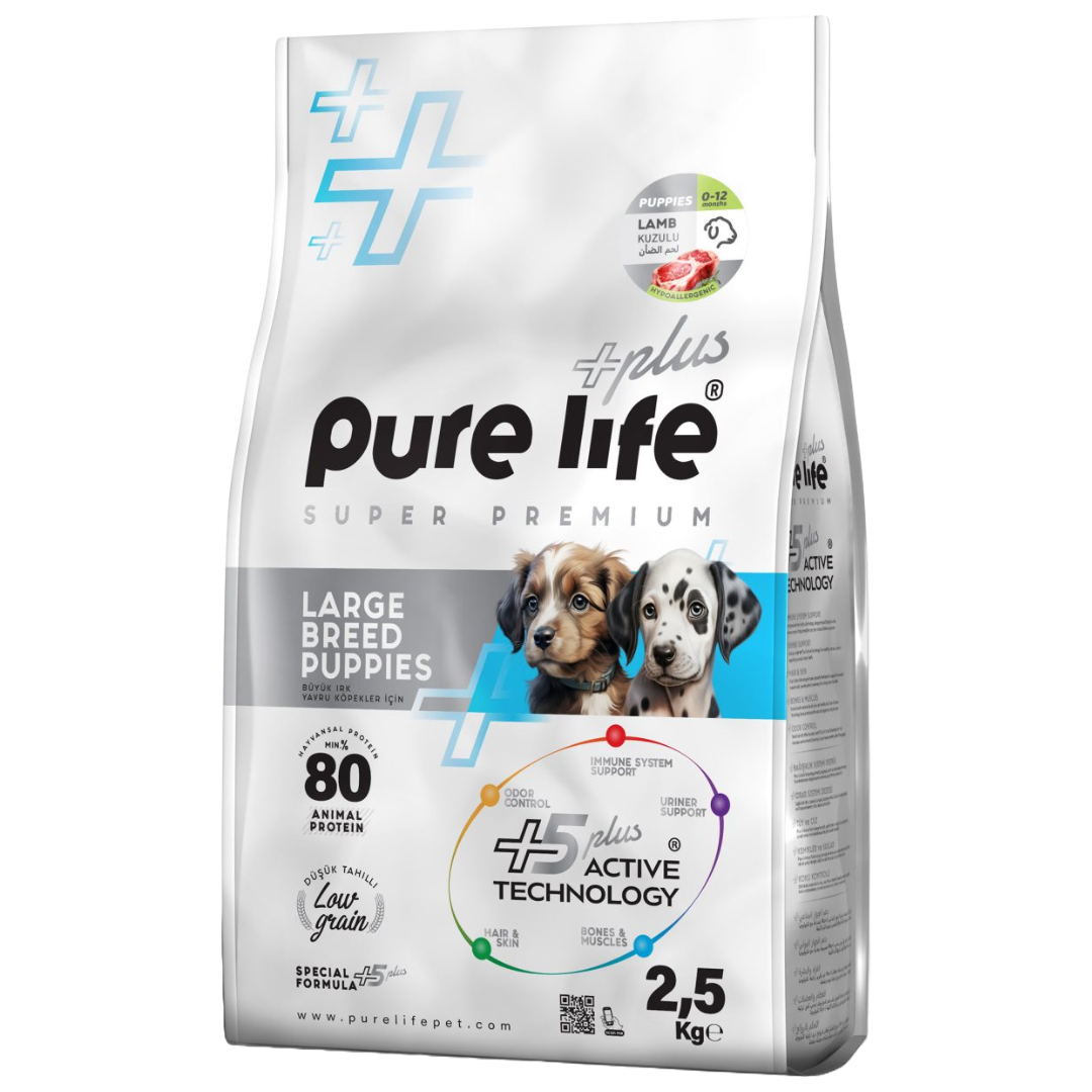 Pure Life Plus Puppy Large Breed Lamb 2.5kg