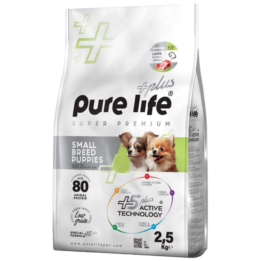 Pure Life Plus Puppy Small Breed Lamb 2.5kg