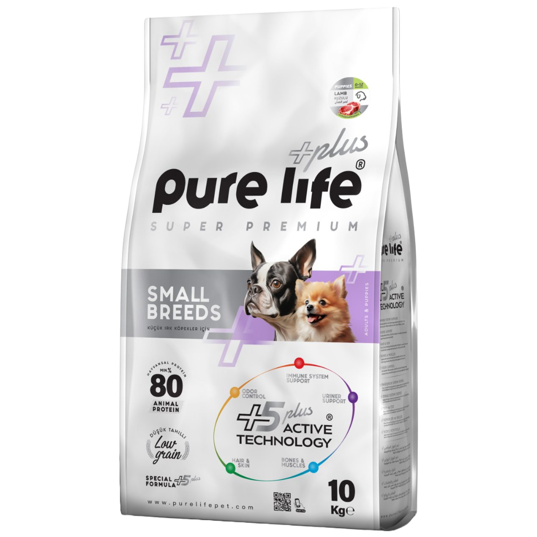 Pure Life Plus Puppy Small Breed Lamb 10kg