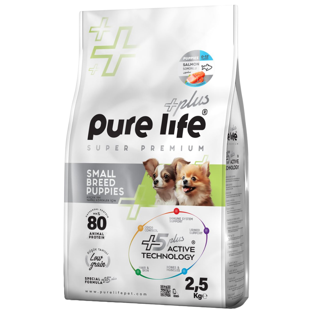 Pure Life Plus Puppy Small Breed Salmon 2.5kg