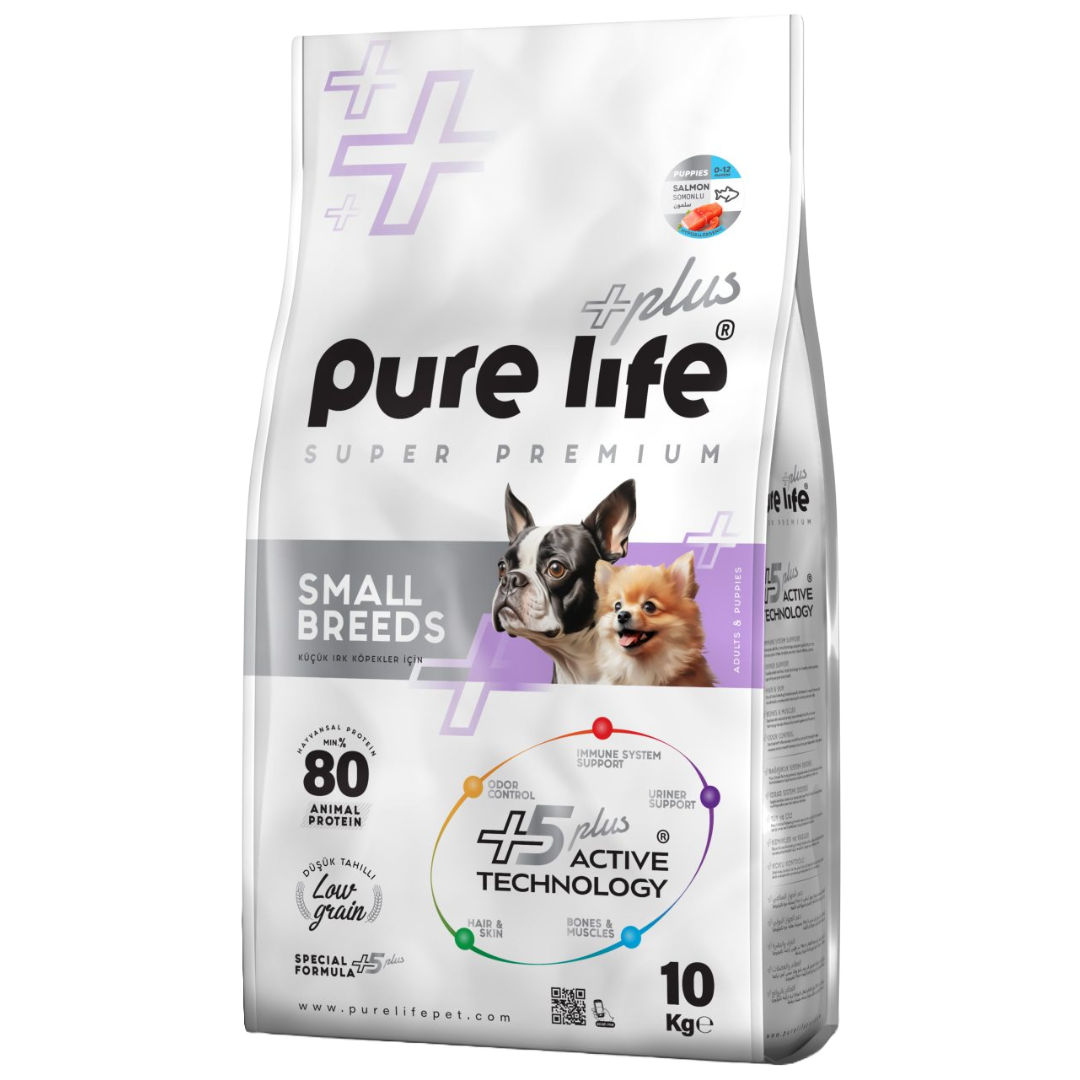 Pure Life Plus Puppy Small Breed Salmon 10kg