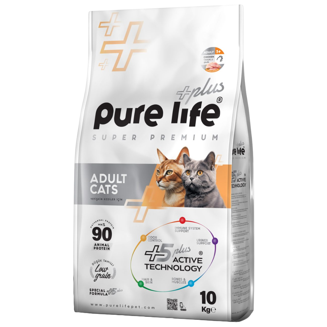 Pure Life Plus Adult Cat Chicken 10kg