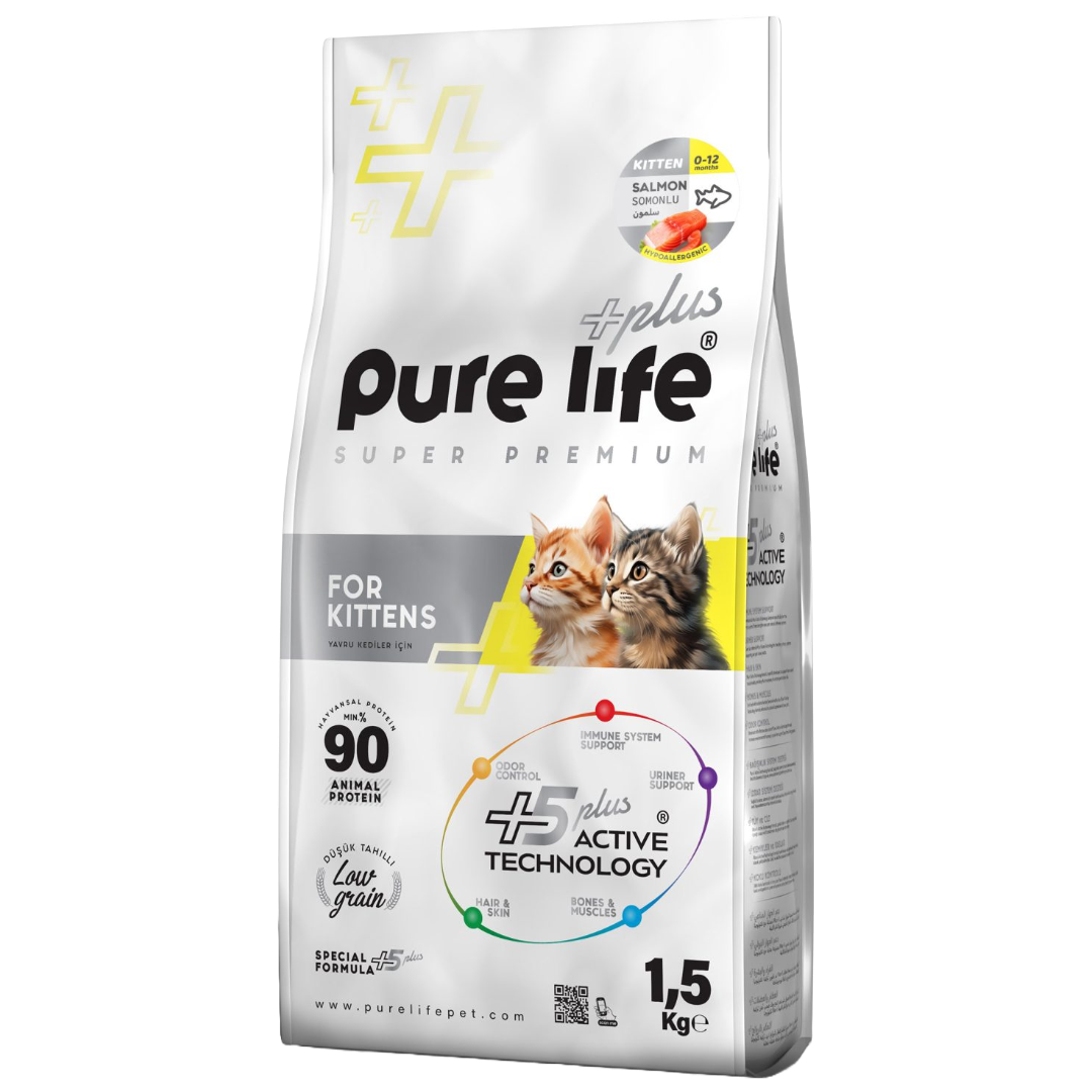 Pure Life Plus Kitten Salmon 1.5kg
