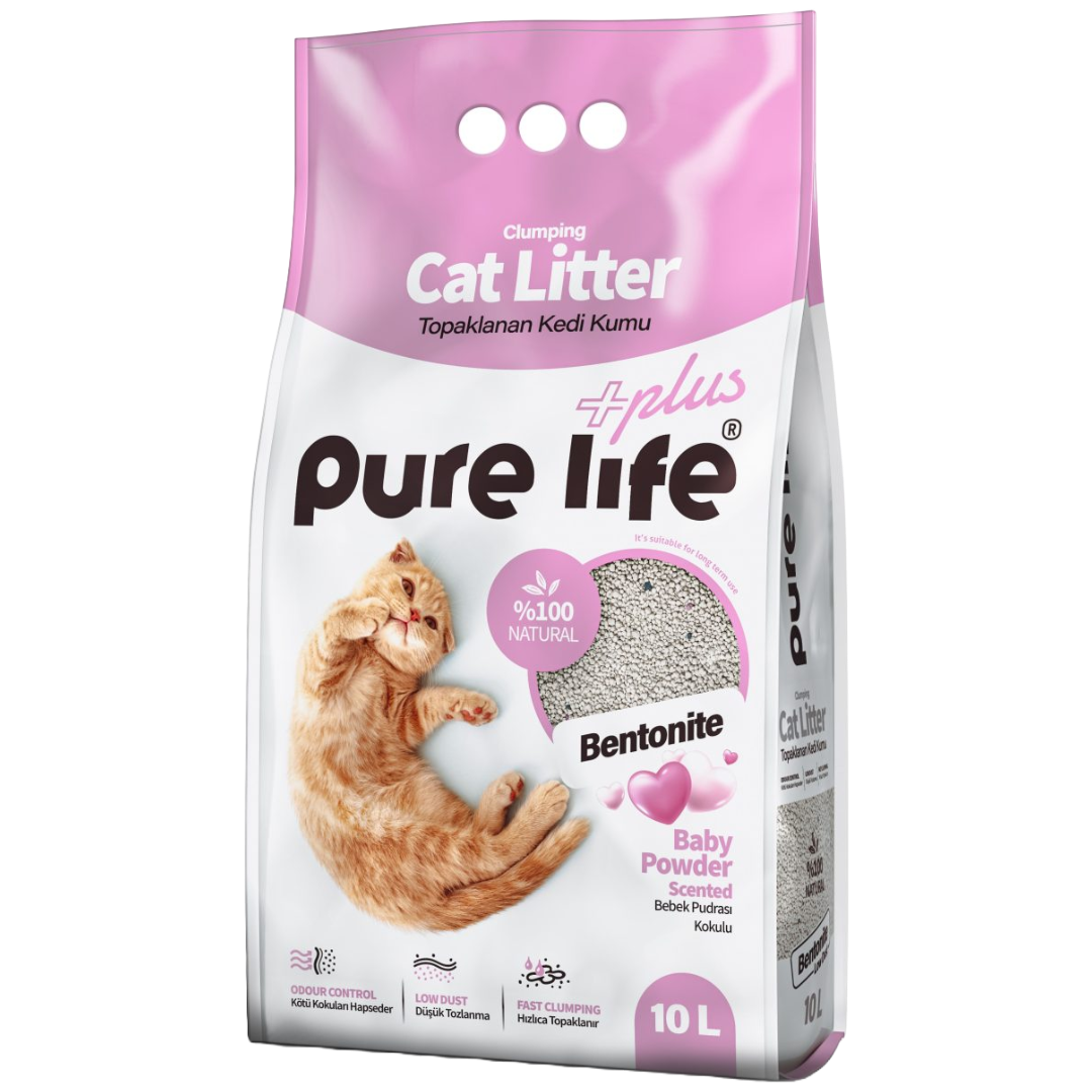 Pure Life Plus Baby Powdered Cat Litter 10L