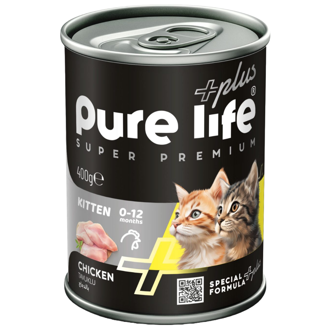 Pure Life Plus Kitten Chicken Can 400g