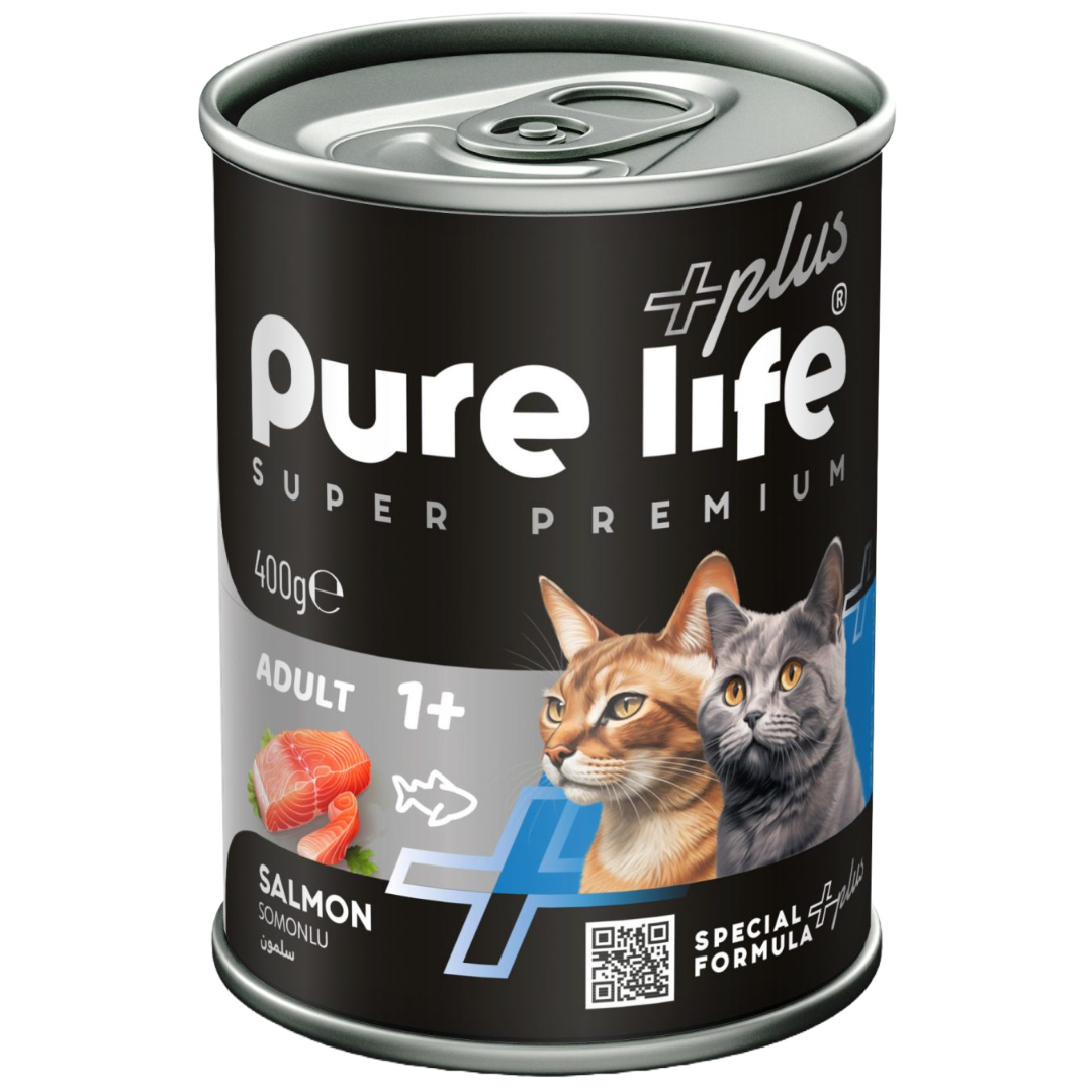 Pure Life Plus Adult Cat Salmon Can 400g